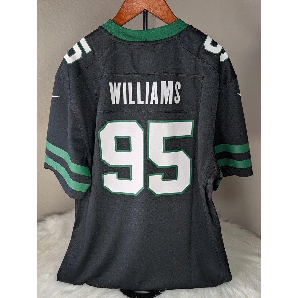 Nike NFL Jersey Kids XL Black Quinnen Williams New York Jets Game Alternate 95